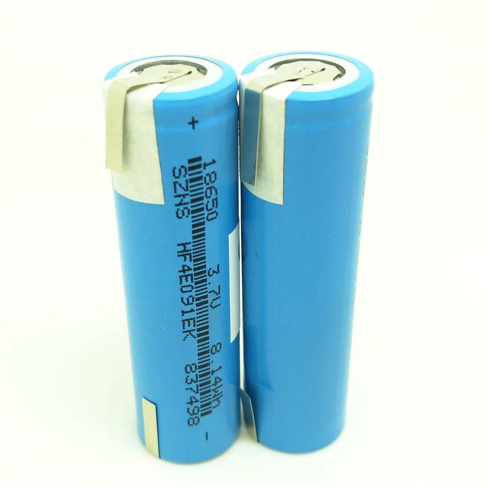 Аккумулятор 18650 3 7 V 2200mAh аккумулятор литий ионная аккумуляторная батарея ICR18650 для