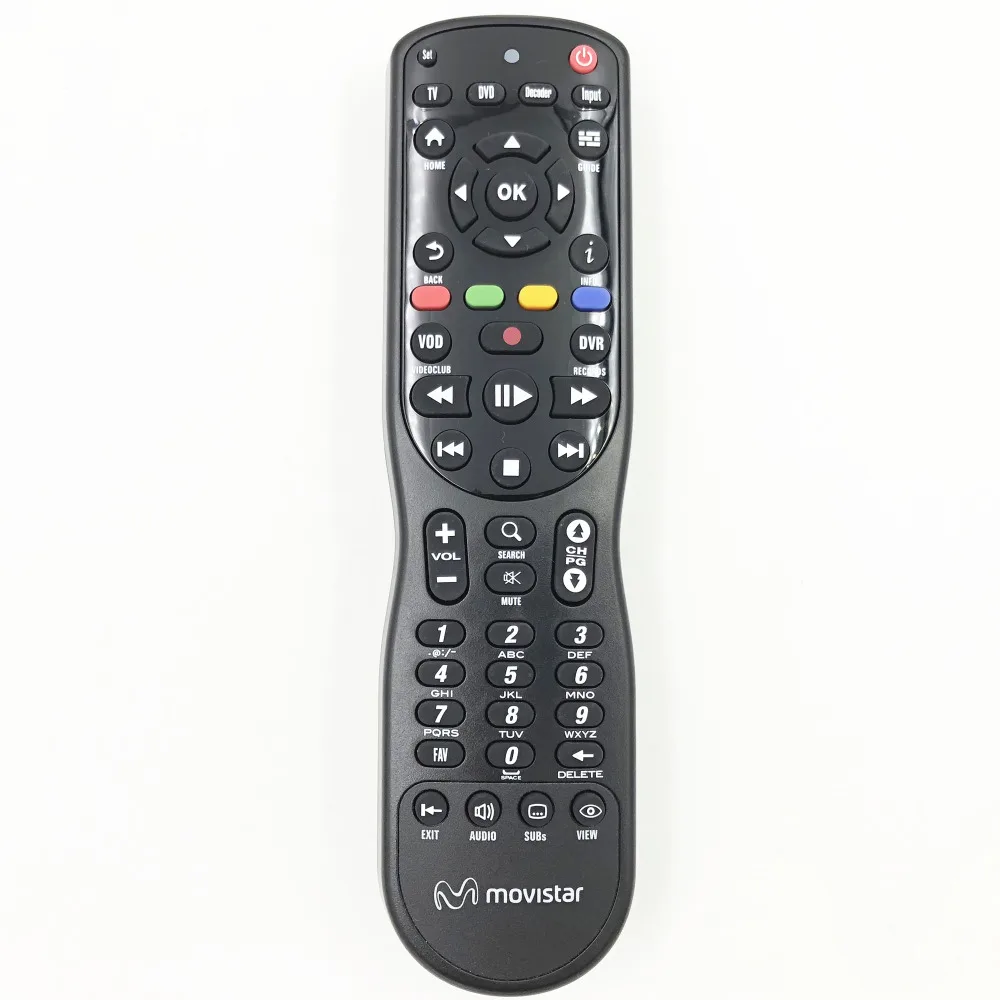 

Telefonica Movistar STB UNIVERSAL REMOTE CONTROL Fit For Cisco / Amper / Arion / DMT / Echostar / IPTV Alcatel Lucent