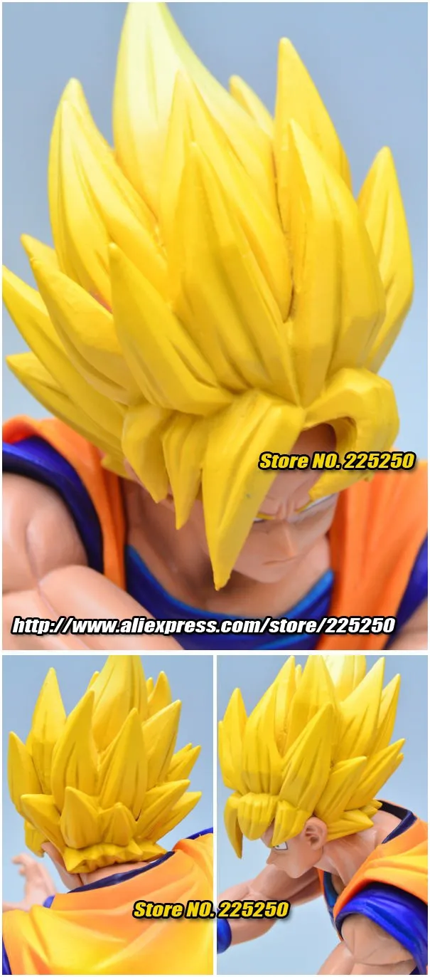 Японии аниме "Dragon Ball Z" Оригинал Banpresto драматический витрина Коллекция Рисунок 1st сезон-Супер Саян Сын Gokou и Гохан
