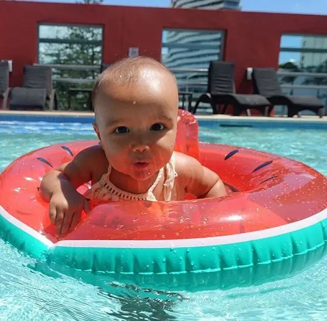 

Baby Swimming Pool Inflatable Watermelon Swim Ring Kids Fruit Swim Ring pool toys inflatable donut pool float