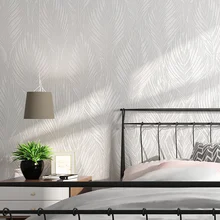 Белый банановый лист скандинавские обои 3d Современная гостиная спальня рельефная настенная бумага магазин одежды настенная бумага домашний декор