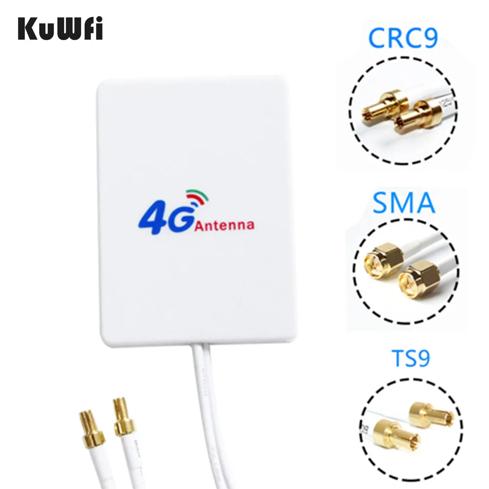 KuWfi 3G/4G LTE Antenne 4G Externe Antennen Mit 3m Kabel für Huawei ZTE
