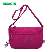 TEGAOTE, повседневная, мульти карман на молнии, для женщин, маленькая, через плечо, сумка-мессенджер, через плечо, женская сумка-портфель, сумка для мобильного телефона