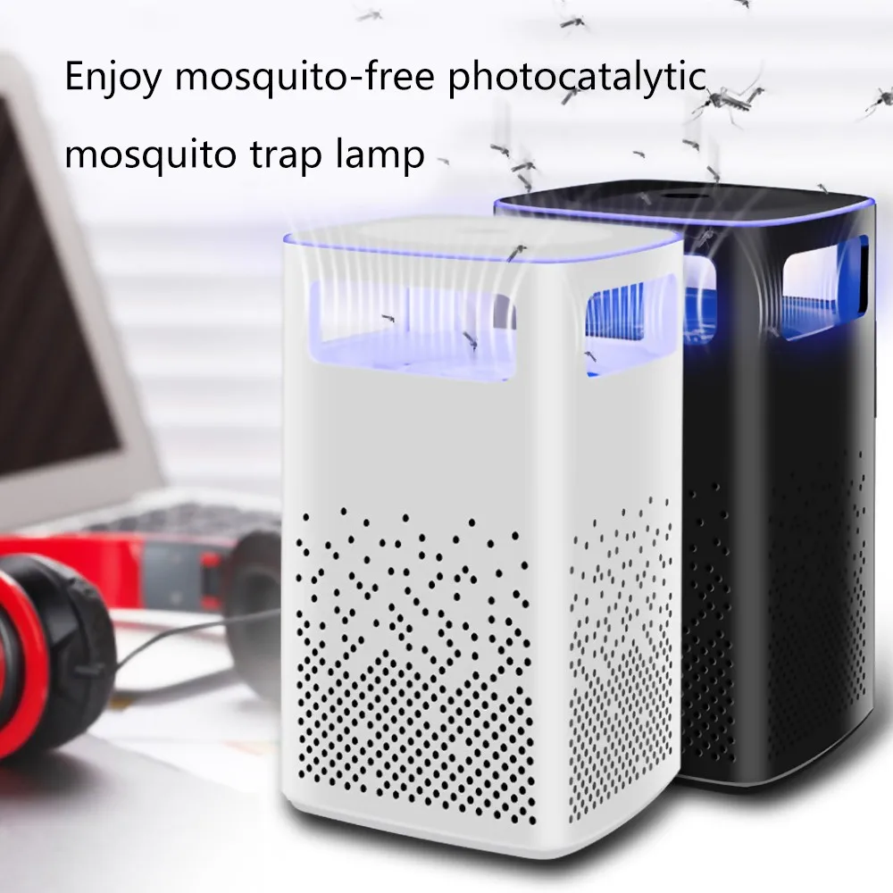 

2019 New Design Mosquito Killer Light 2W USB Smart Optically Controlled Insect Killing Lamp LED Light Lamp Bug Insect Repeller