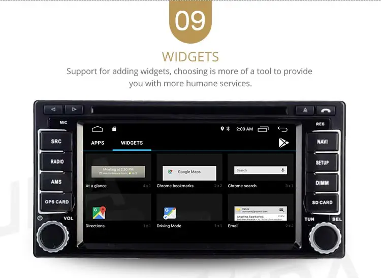Top LJDA 2 Din Android 9.1 Car DVD Player For Subaru Forester Impreza 2008-2011 Wifi GPS Navi Radio 2G RAM Stereo Audio Multimedia 11