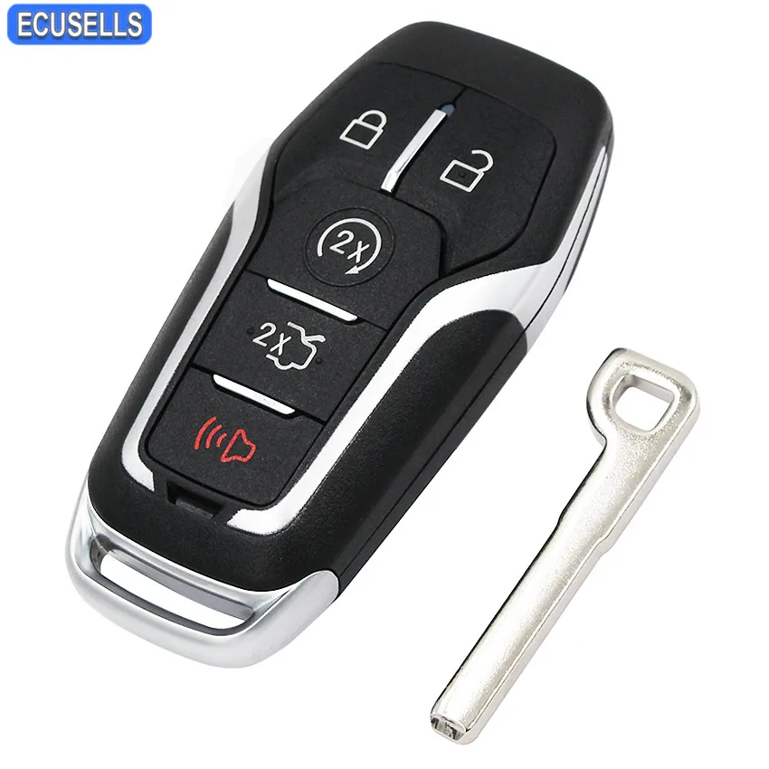 

4+1/5 Button Remote Prox Key Shell Case for Ford Fusion Explorer Edge Mustang F150 F250 F450 350 Super Duty M3N-A2C31243300