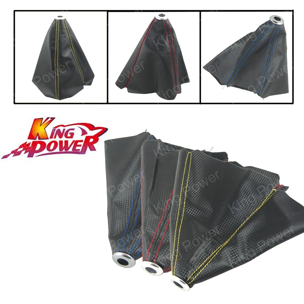 KP Leather STITCH ON BLACK SUEDE SHIFT BOOT FOR M/T MANUAL SHIFT GEAR