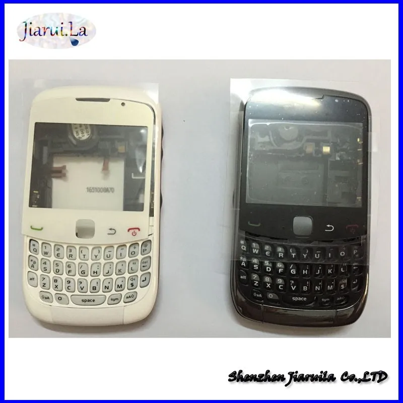 

New Full Set Housing For Blackberry Curve 9300 Housing Back Battery Cover Case +Side Button Keypad