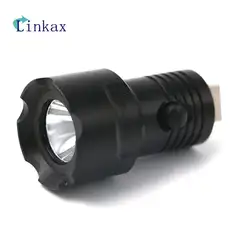 Удобный USB T6 светодио дный факел 4 Режим usb Flash Light карман светодио дный фонарик Масштабируемые лампы для охоты черный дропшиппинг