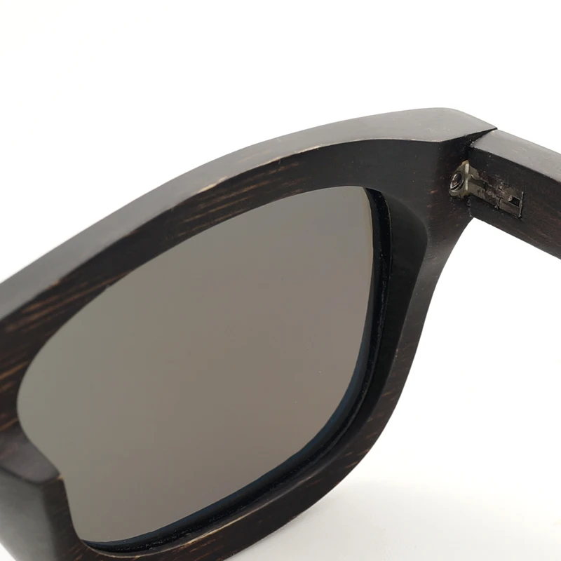BG005d Simple Style Wooden Sunglasses with blue lens (16)