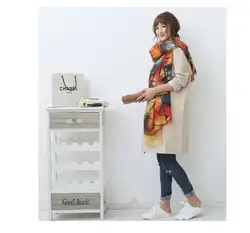 Hanyu граффити имитация кашемировый шарф модные женские мягкие печатные шаль ко всему