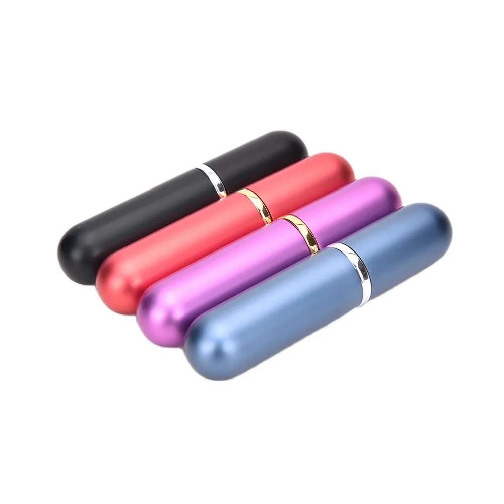 

5ml Aluminum Spray Refillable Portable Mini Perfume Bottle &Traveler Atomizer Empty Parfum Bottles For Girls Women
