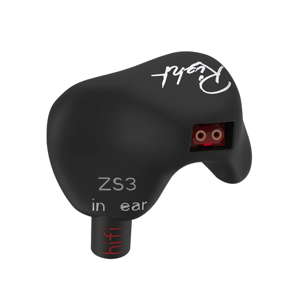 KZ ZS3 Ergonomic Detachable Cable Earphone In Ear Audio Monitors Noise Isolating HiFi Music Sports Earbuds With Microphones