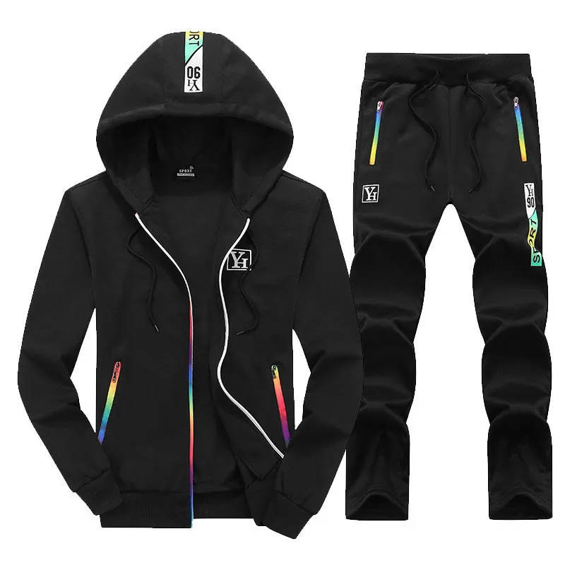 Men's Hoodie Set Winter 2018 New FashionTops+Pants Sets Casual Hip Hop Slim Fit Fleece hoodies&Sweatshirts Sportsuit Men Coat Men's Hoodie Set Winter 2018 New FashionTops+Pants Sets Casual Hip Hop Slim Fit Fleece hoodies&Sweatshirts Sportsuit Men Coat