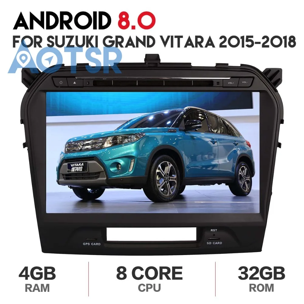 

Autostereo Octa core Android radio Car DVD Player GPS navigation For Suzuki Grand Vitara 2015-2018 tape recoder unit multimedia