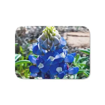 

Just A Touch Of Blue Bath Mat Carpets Anti-slip Floor Mats Room Kitchen Carpet Toilet