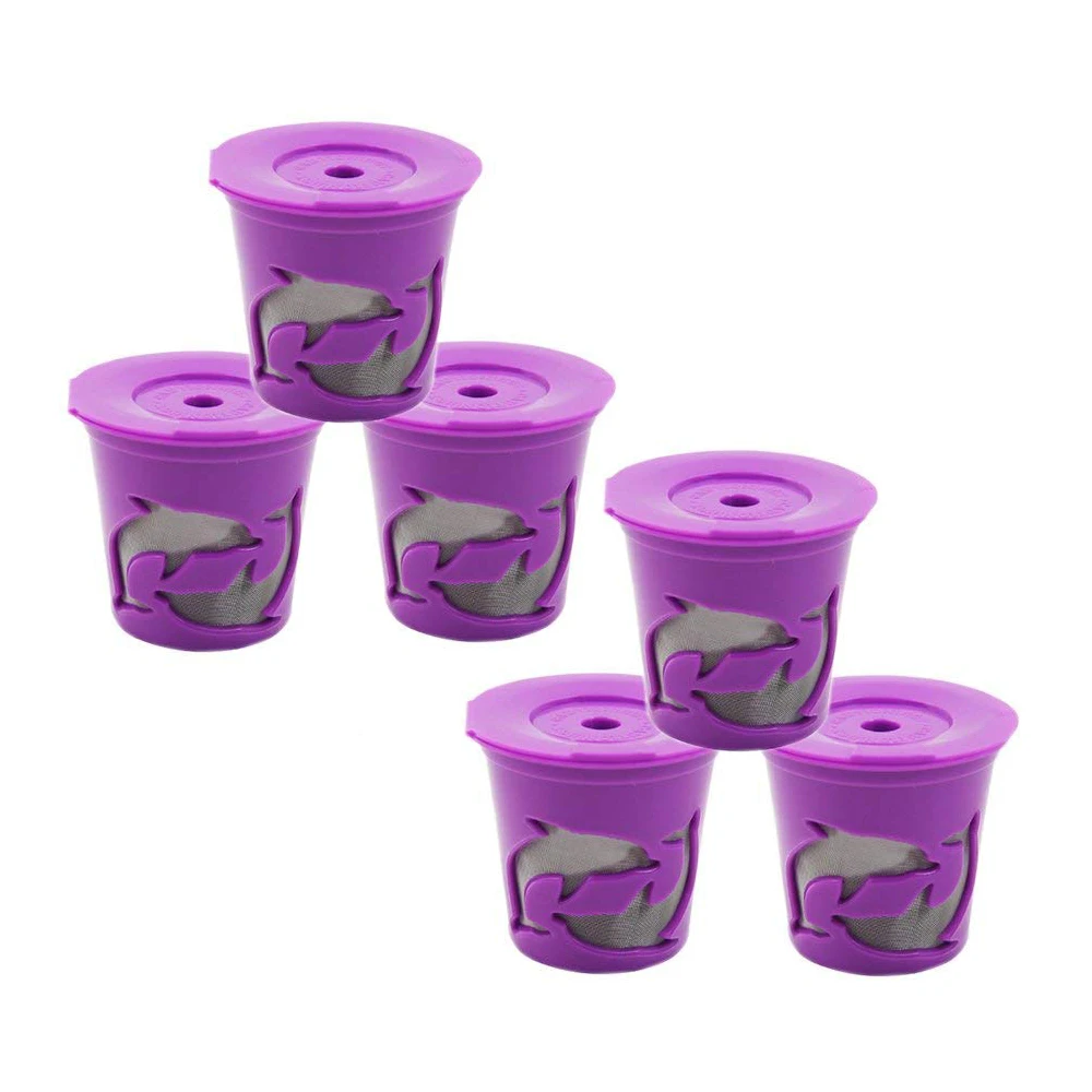 6 Reusable Refillable K cups Coffee Filter for Keurig 2.0 and Classic 1