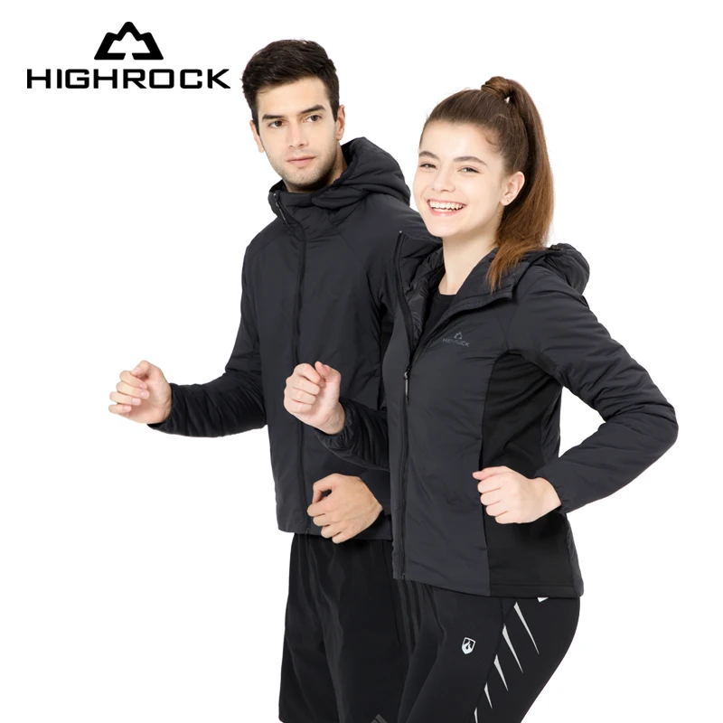 

HIGHROCK Winter Outdoor Running Jackets Close-Fitting Lightweight Sports Wear Rain-Resist Travel Cycling Out Coat Sportswear
