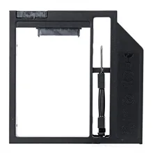 2017 Новый Универсальный 9 мм/9.5 мм Пластиковые 2.5 «SATA HDD SSD Caddy Дело HDD Корпус для Ноутбука Оптический Привод