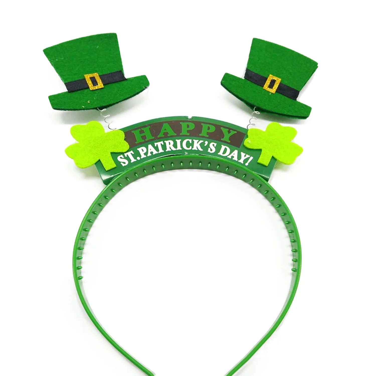 4 шт День Святого Патрика Lucky Charm костюм аксессуары набор обруч для волос Цепочки и ожерелья очки блесток лук для ирландских весело вечерние