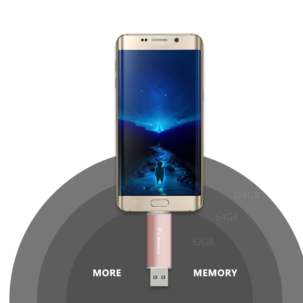 OTG USB флеш накопитель 32 ГБ 2 0 флэш диск 64 Гб карта памяти 16 8 4 Флешка для планшетов