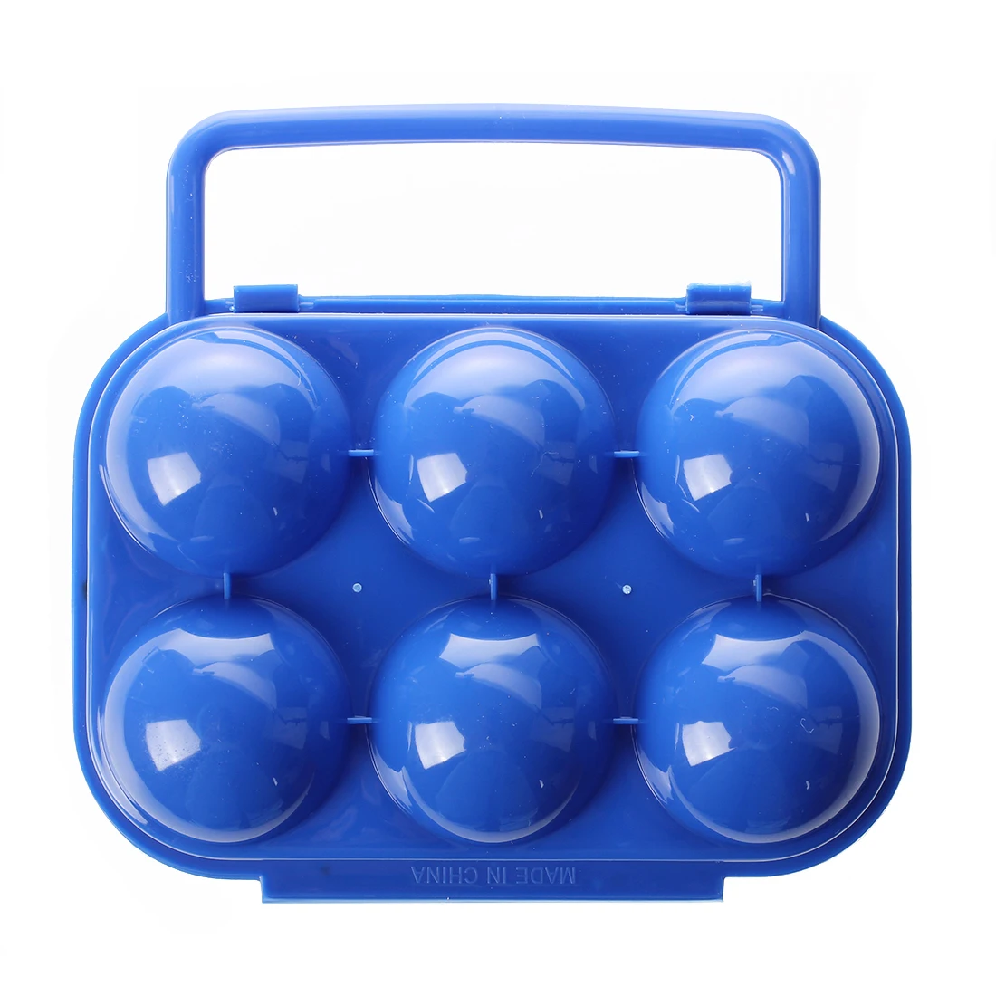 Portable Folding Plastic Egg Carrier Holder Storage Container for 6