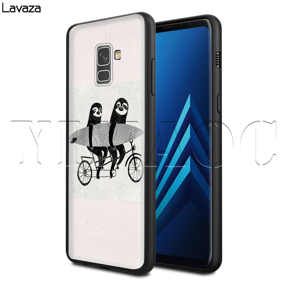 Lavaza жизнь Ленивца Мягкий силиконовый чехол для Samsung Galaxy S6 S7 Edge S8 S9 S10e Plus A3 A5 A6 A7 A8 A9 J6
