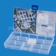 Высококачественный ящик для инструментов, Электронный пластиковый контейнер для инструментов, чехол SMD SMT, винт для шитья, ПП, прозрачный компонент, коробка для хранения