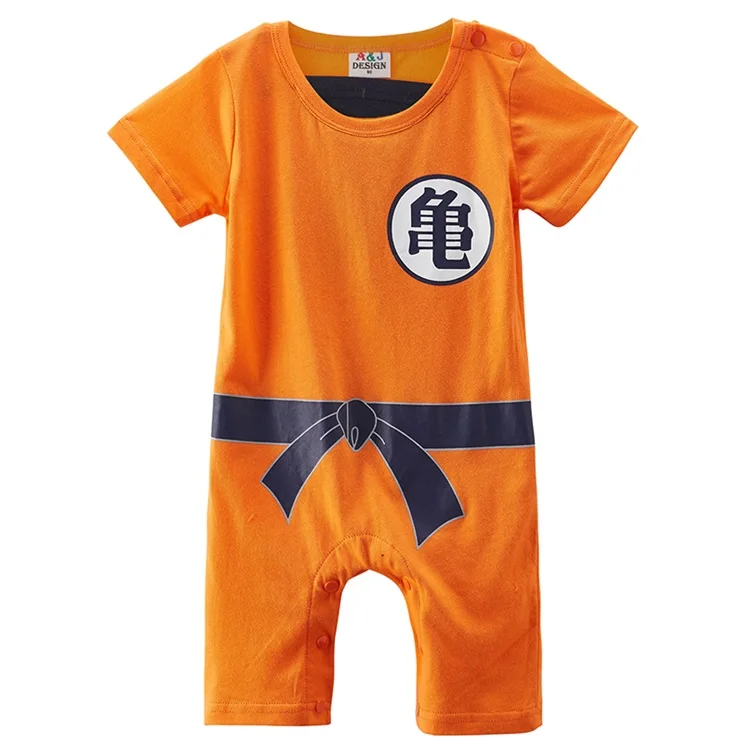 Комбинезон для маленьких мальчиков; милая Одежда для новорожденных с изображением Гоку; комбинезон с человеком-пауком для малышей; костюм Халка Тора; вечерние костюмы для костюмированной вечеринки - Цвет: Goku1