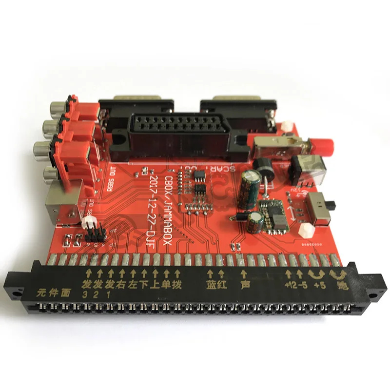Плата преобразователя JAMMA CBOX 12 В на DB15P джойстик SNK геймпад с выходом Saturn & SCART для