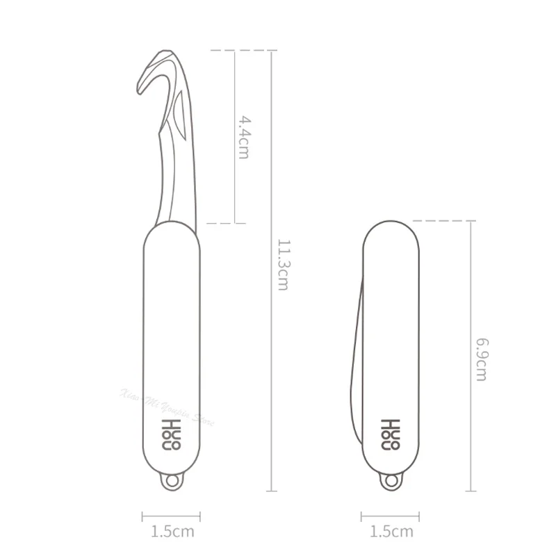Xiaomi Huohou мини-нож для распаковки, инструмент для походов, открытая посылка, для выживания на открытом воздухе, острый резец для работы и путешествий