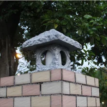 Имитация камня, уличный светильник, светодиодный светильник для двора, в пасторальном стиле, столб Iight, настенный светильник