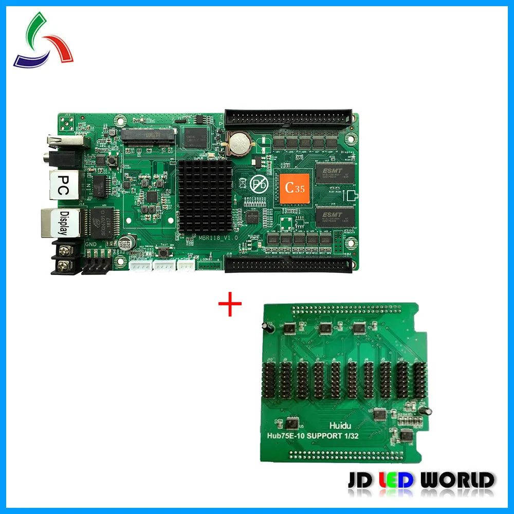 

HUIDU C35/C35C/C35 WIFI/C35C WIF RGB Asynch LED control card (Replace HD C30) Supports to cascade R500/R501/R5018 Receiving card