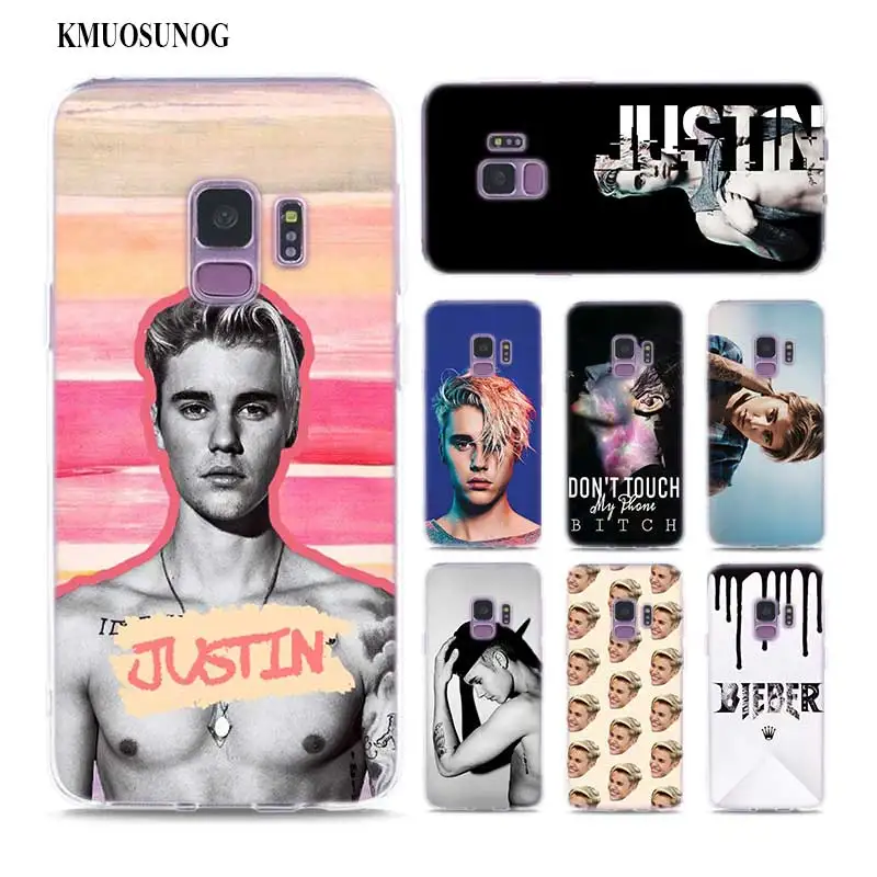 Transparent Soft Silicone Phone Case Justin Bieber Purpose Super Star for Samsung Galaxy Note 9 8 S9 S8 Plus S7 S6 Edge S5 S4