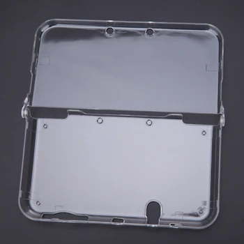 

Clear Durable Crystal Plastic Protective Skin Case Cover with 2Pcs Protective Film for New Nintendo 3DSXL