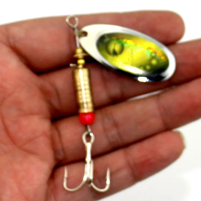 Hengjia 7 см 8.8 г металла Троллинг Spinnerbaits блесток Spinner ложки Щука карп форель сом рыболовные приманки рыболовные снасти для пески