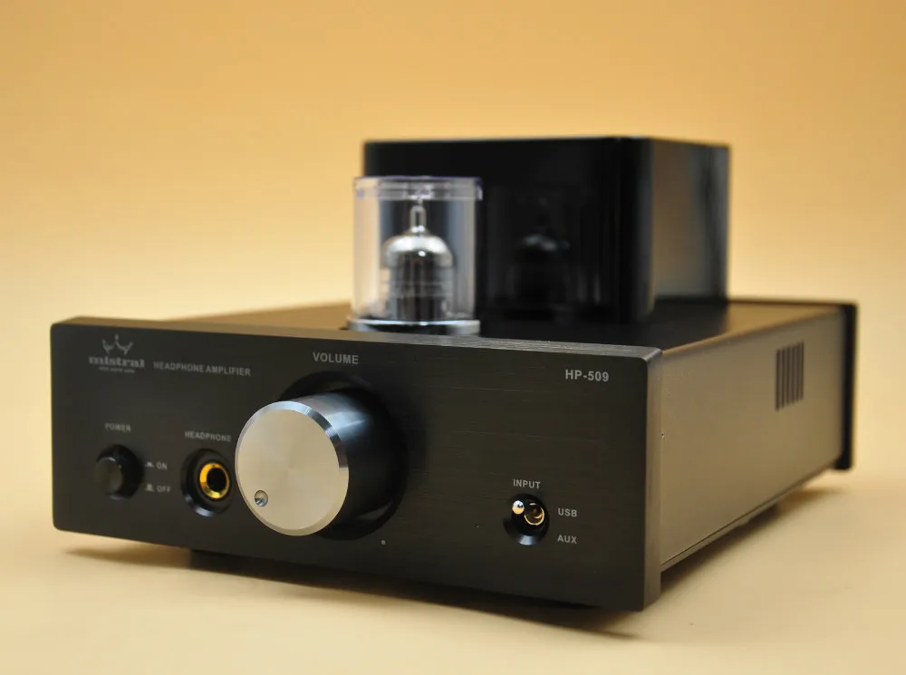 Mistral HP-509 Class A Vacuum Tube Headphone Amplifier, Preamp with 24bit /192kHz DAC Mistral HP-509 Class A Vacuum Tube Headphone Amplifier, Preamp with 24bit /192kHz DAC