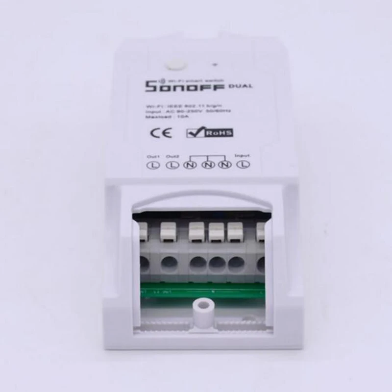  Sonoff Dual 2CH WiFi Smart Switch Wireless Remote Control Timing Smart Home Automation Module 2 Cha - 32773495057