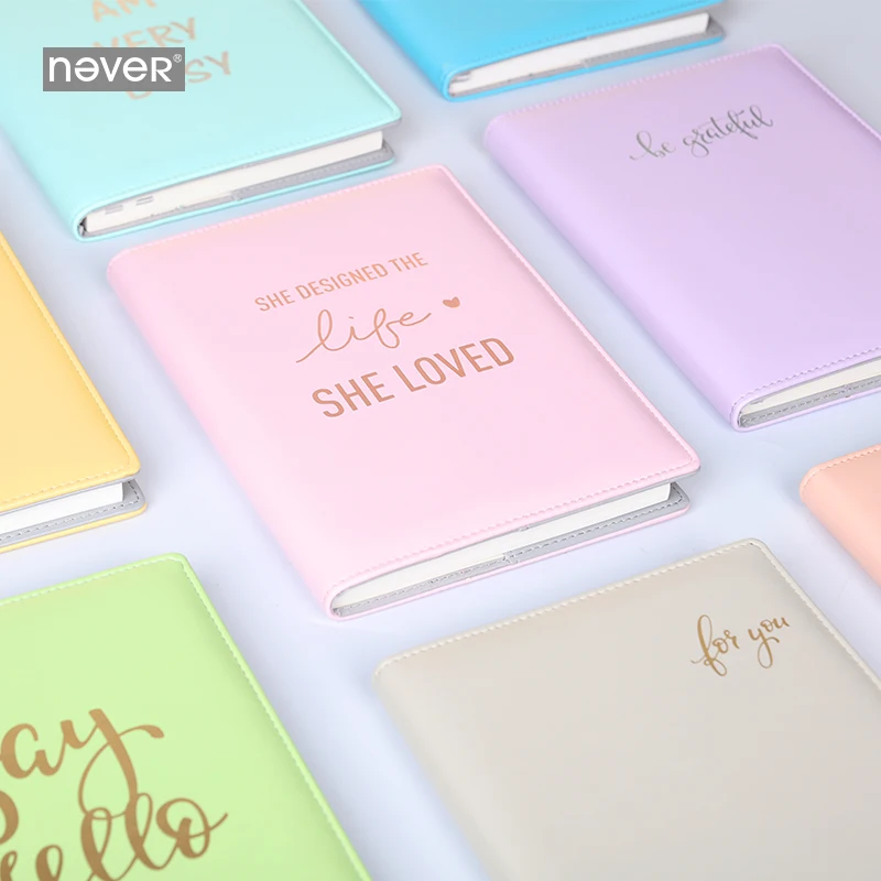 

Never Solid Color Alphabet Notebook Journals Bullet A5 Planner Blank Paper Scrapbook Office & School Supplies Student Stationery