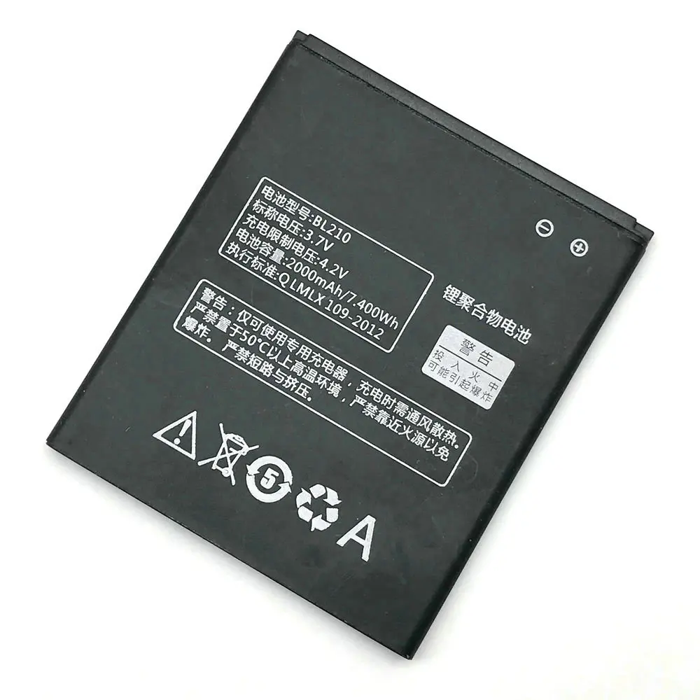 Новинка 2019 аккумулятор BL210 BL 2000 на 210 мАч для телефона Lenovo A606 S820 A536 S820E A750E A770E A656 A766
