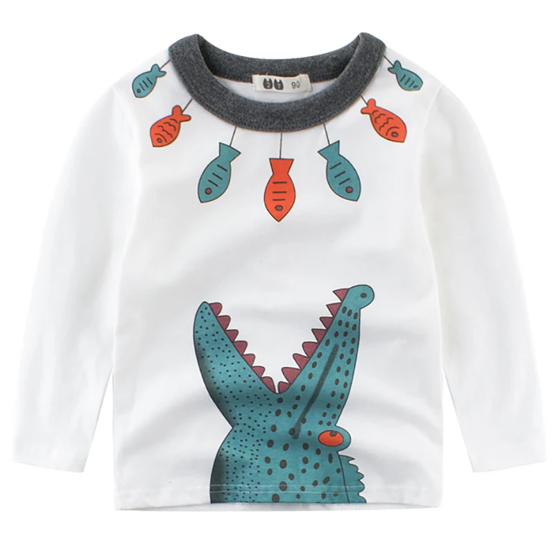 Boys T Shirts Spring 2018 Girl Long Sleeve T Shirt Cartoon Little Girls Tops Summer O-neck Cotton Toddler Tshirts Boy T Shirt Boys T Shirts Spring 2018 Girl Long Sleeve T Shirt Cartoon Little Girls Tops Summer O-neck Cotton Toddler Tshirts Boy T Shirt