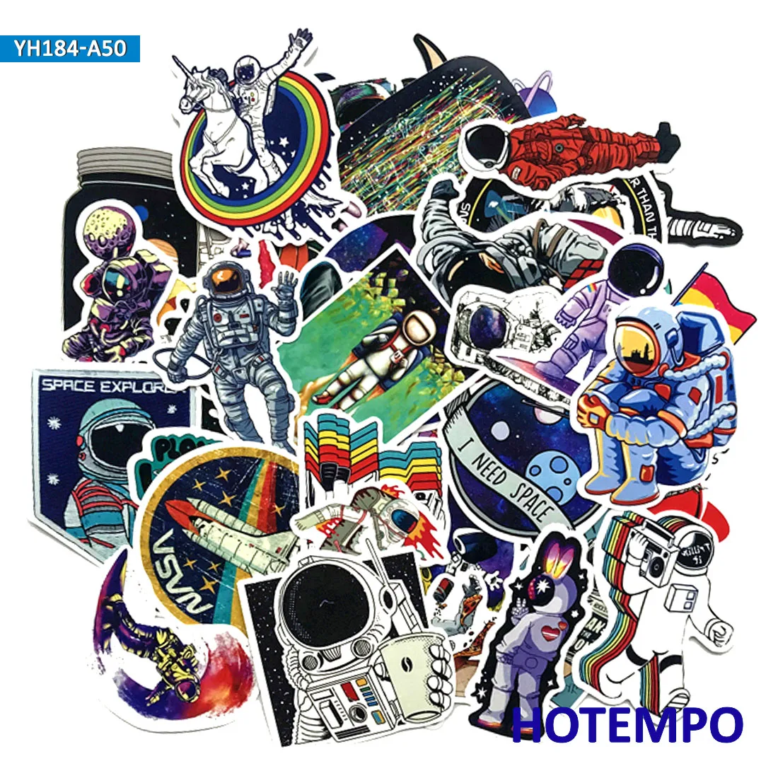 50pcs Outer Space Stickers Alien UFO Astronaut Rocket Ship Planet for Mobile Phone Laptop Luggage Skateboard Bike Car Stickers 50pcs Outer Space Stickers Alien UFO Astronaut Rocket Ship Planet for Mobile Phone Laptop Luggage Skateboard Bike Car Stickers