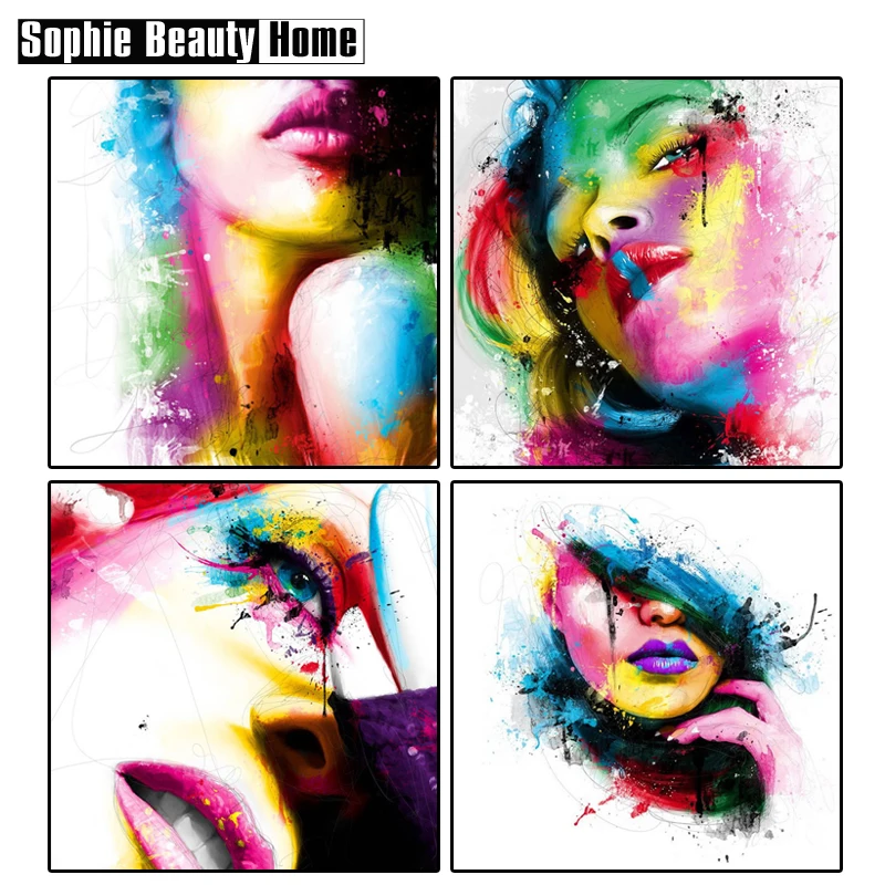

Full DIY 5D Diamond Painting Cross Stitch Red Lip Beauty Diamond Embroidery rhinestones Diamond Mosaic Home Decor 060302