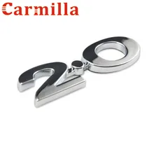 Carmilla samochód ABS Chrome 3D naklejki 2.0 znaczek z symbolem naklejki naklejki naklejki dla Ford Focus 2 3 4 MK2 MK3 MK4 Fiesta ecosport Car Styling