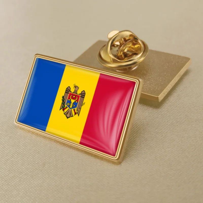 Молдавия один флаг нагрудные булавки