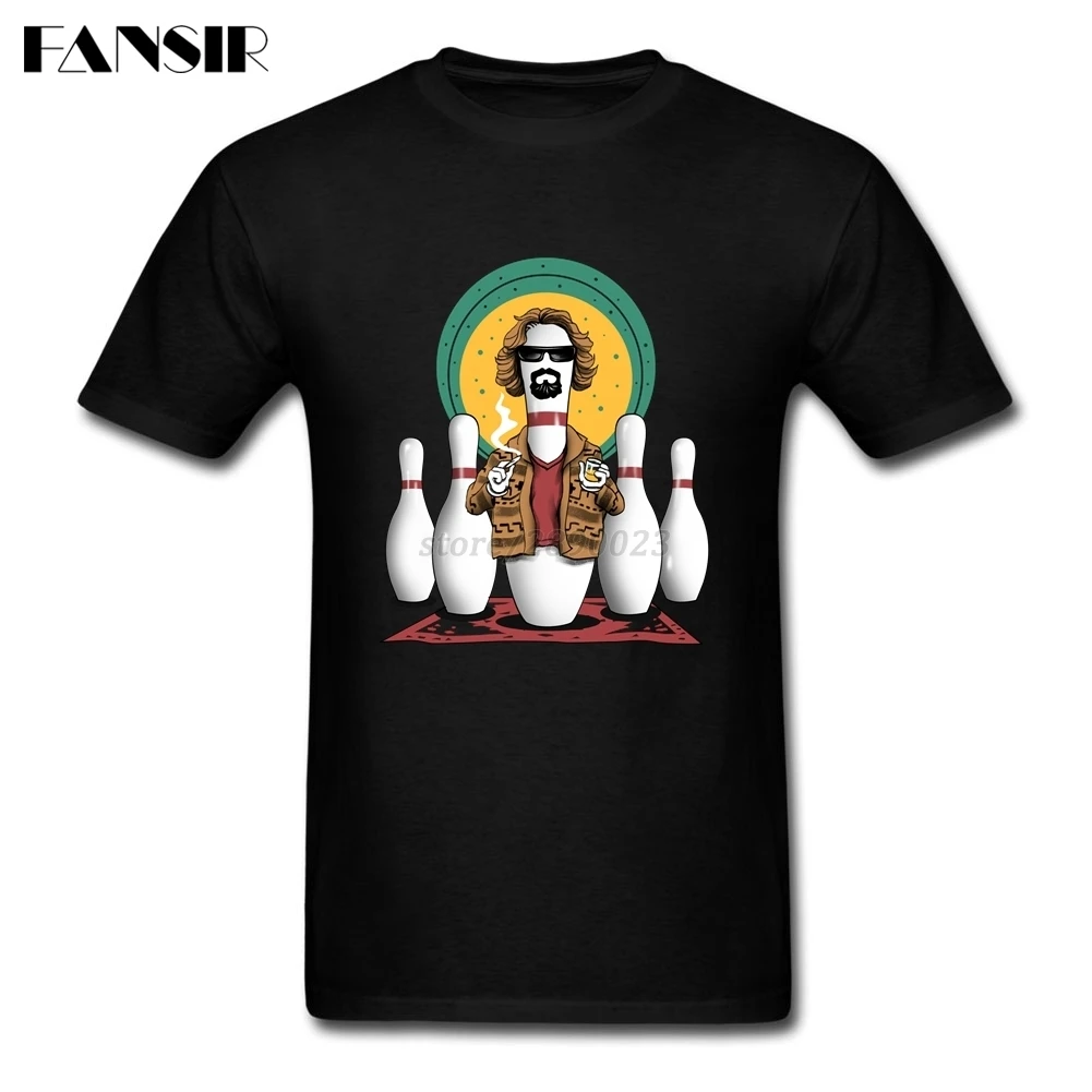 Комедия The Big Lebowski Мужские футболки в стиле хип-хоп мужские хлопковые с коротким