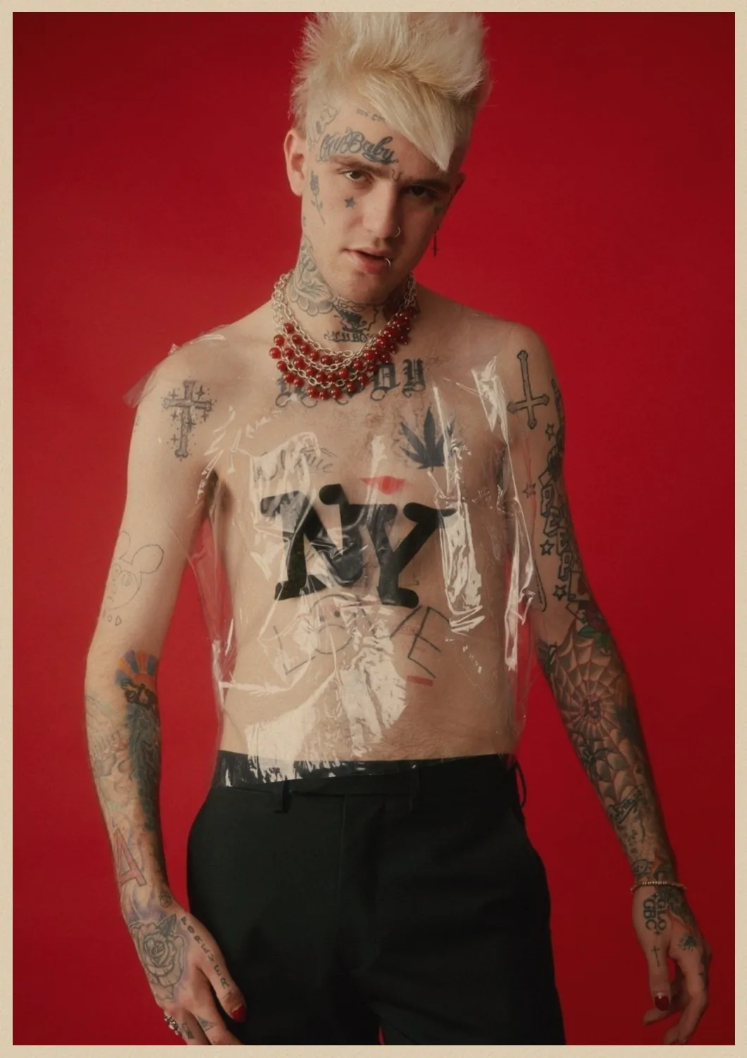 Lil Peep художественный постер Ретро Винтажные постеры из крафт бумаги домашний