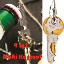Многофункциональный инструмент выживания Нержавеющая сталь tu47 True Utility keytool ключ многофункциональный инструмент Best Карманный Мультитул комплект