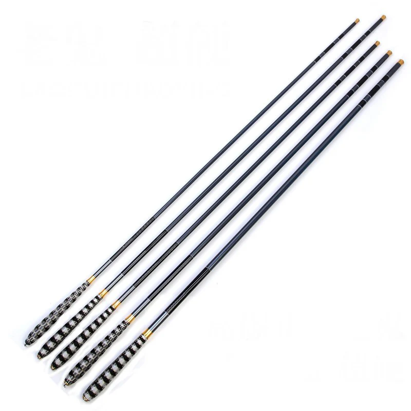 Hot 2.7m-7.2m Telescopic Carbon Fiber Super Hard Ultra Light Type Carp Fishing Pole Stream Fishing Rod Hand Pole Fishing Hooks Hot 2.7m-7.2m Telescopic Carbon Fiber Super Hard Ultra Light Type Carp Fishing Pole Stream Fishing Rod Hand Pole Fishing Hooks