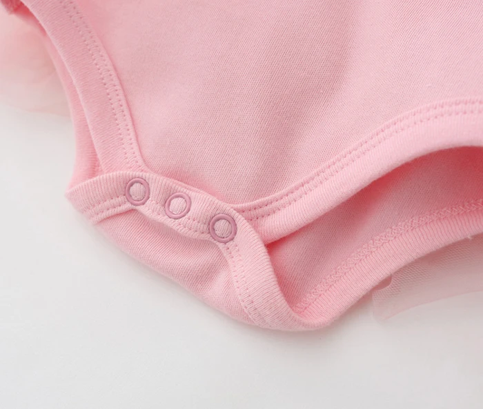 wholesale spring autumn princess organic cotton infant toddler newborn baby girl clothes rompers Sets